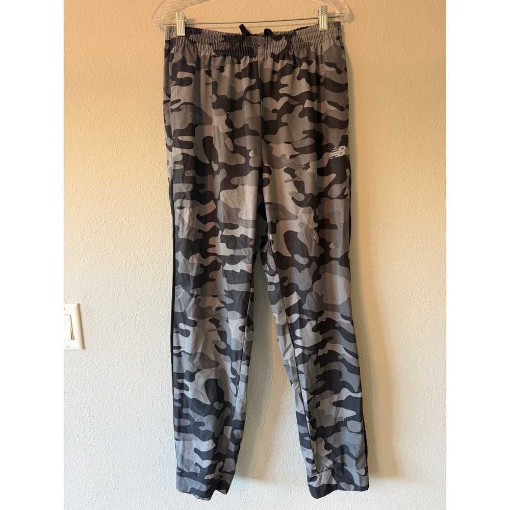 New Balance Pants Mens XL All Motion Gray Camo Pull On Athletic Ankle Zip
